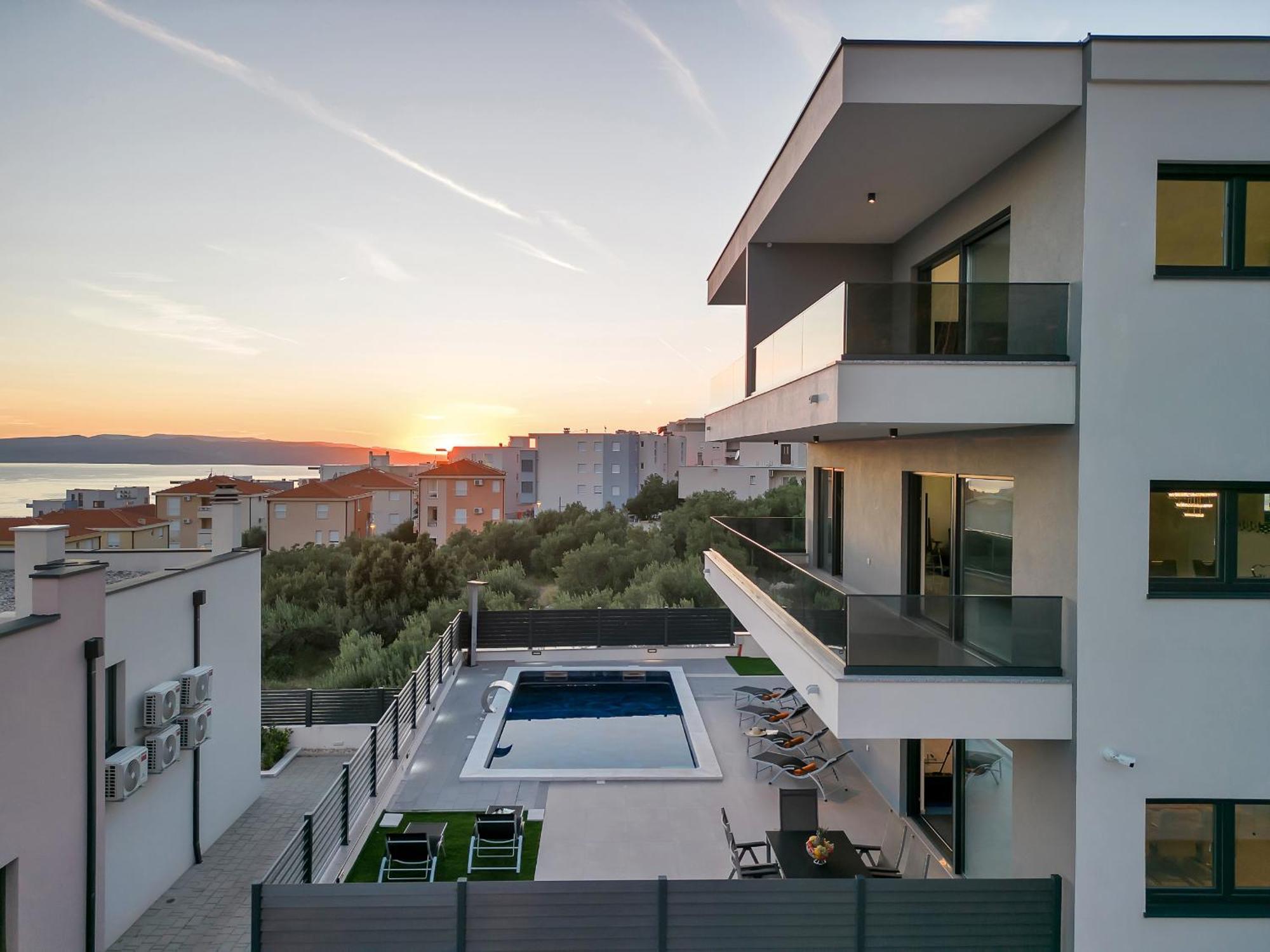 Villa Adria Макарска Екстериор снимка